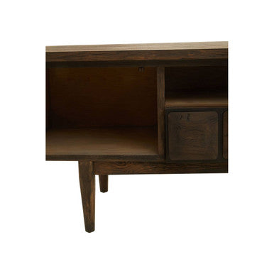 Lucca Recycled Dark Oak Media Unit