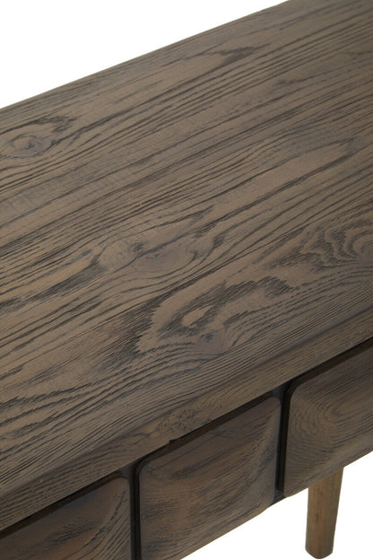 Lucca Oak Wood Console Table