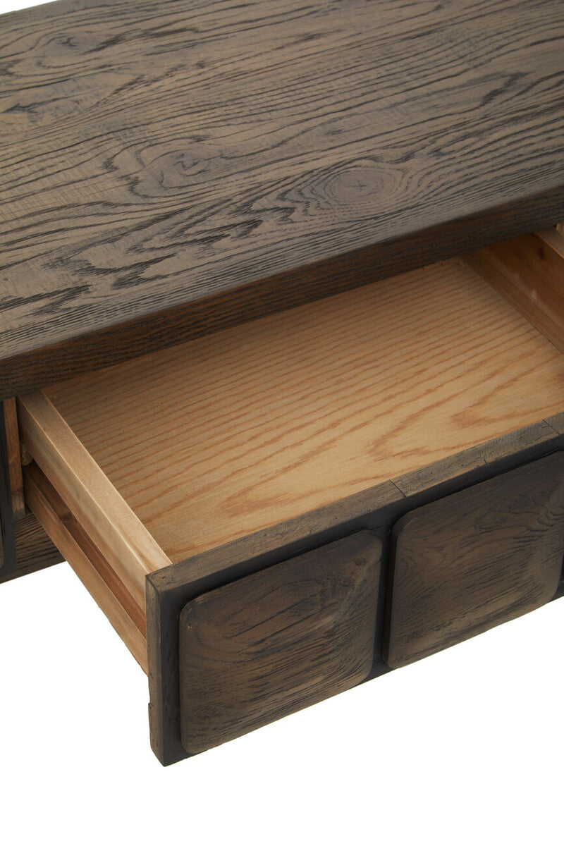 Lucca Oak Wood Console Table