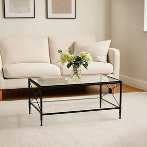 Axis Coffee Table With Black Finish Frame