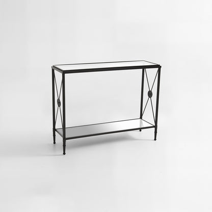 Axis Console Table With Black Finish Frame