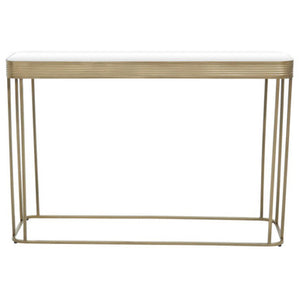 Ella Mirrored Console Table with Gold Finish Frame