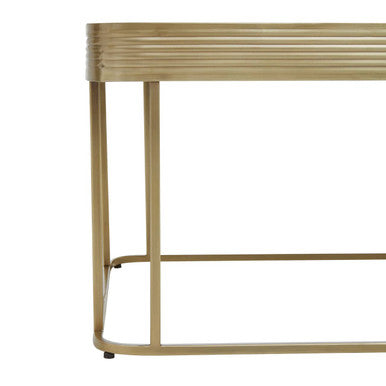 Ella Gold Coffee Table with Mirror Top
