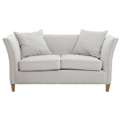 Sutton Two Seat Grey Fabric Sofa