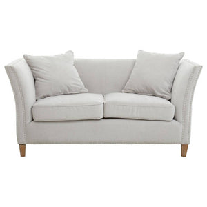 Sutton Two Seat Grey Fabric Sofa