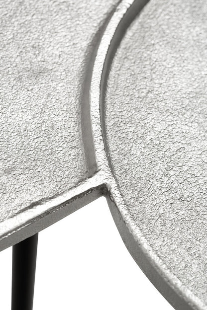 Simbolo Silver Top Side Table