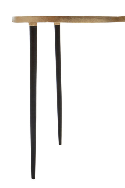 Simbolo Gold Top Side Table