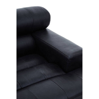 King Left Arm Leather Seat Sofa