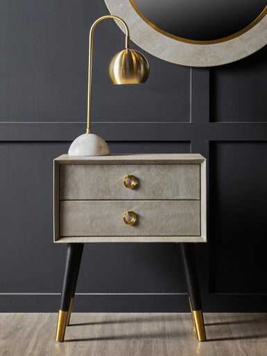 Cadio 2 Drawer Bedside Table - Image 7