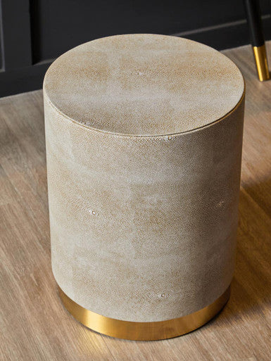 Cadio Shagreen Round Stool - Image 5