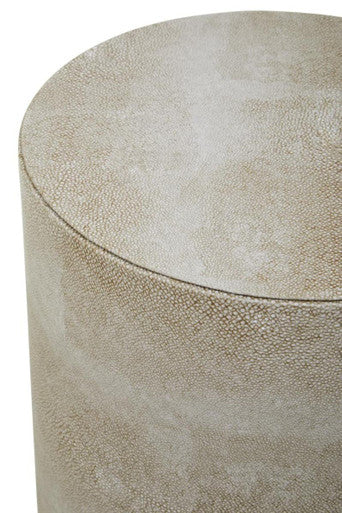 Cadio Shagreen Round Stool