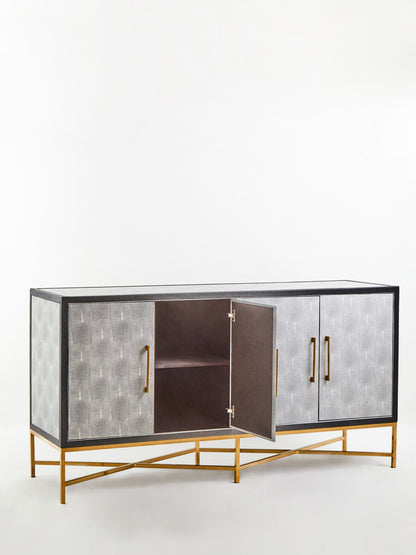 Cadiz Grey Shagreen Sideboard