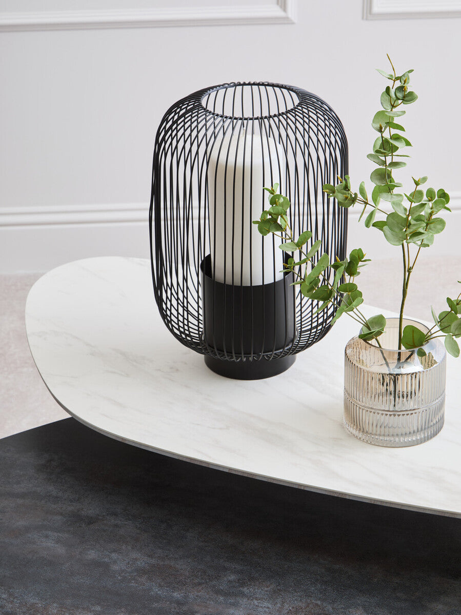 Imperia 2 Tier Large Asymmetrical Ceramic Coffee Table