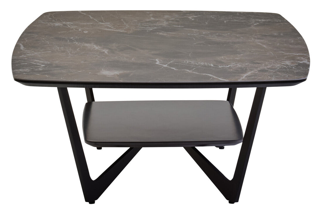 Imperia Grey Ceramic Marble Effect Coffee Table