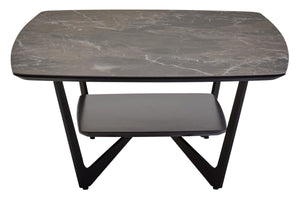 Imperia Grey Ceramic Marble Effect Coffee Table