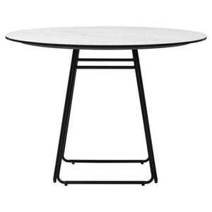 Imperia Ceramic Marble Effect Round Dining Table