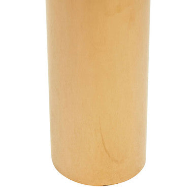 Oria Clear Glass Rose Gold Base Side Table