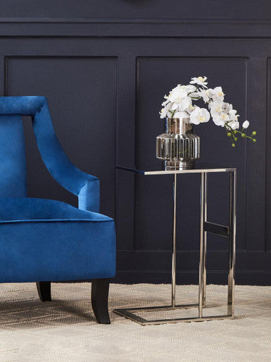 Oria Silver Side Table