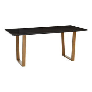 Varana Black Marble Top Rectangular Dining Table