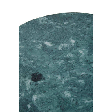 Mandoli Green Side Table With Gold Frame