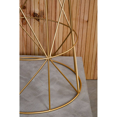 Mandoli White Marble Round Side Table