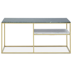 Nirav Assorted Marble And Gold Frame Console Table