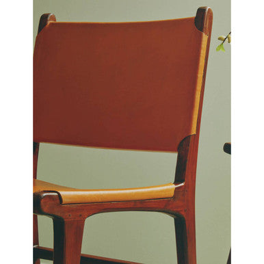 Inca Antique Brown Leather Chair - Image 5