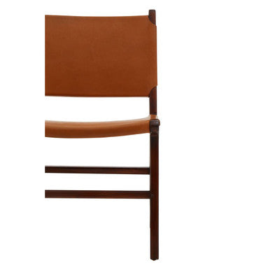Inca Antique Brown Leather Chair - Image 7