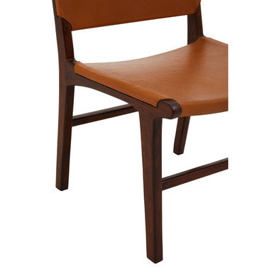 Inca Antique Brown Leather Chair - Image 8