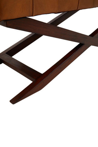 Inca Bench With Cross Base