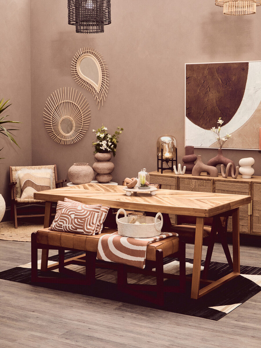 Inca Bench With Wooden Base