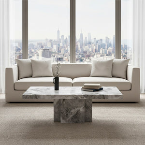 Saronno Grey Marble Coffee Table