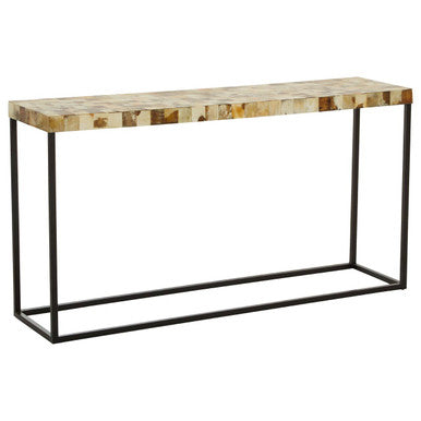 Obra Cream Mother of Pearl Console Table - Image 2