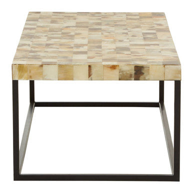Obra Cream Mother of Pearl Rectangle Coffee Table - Image 5