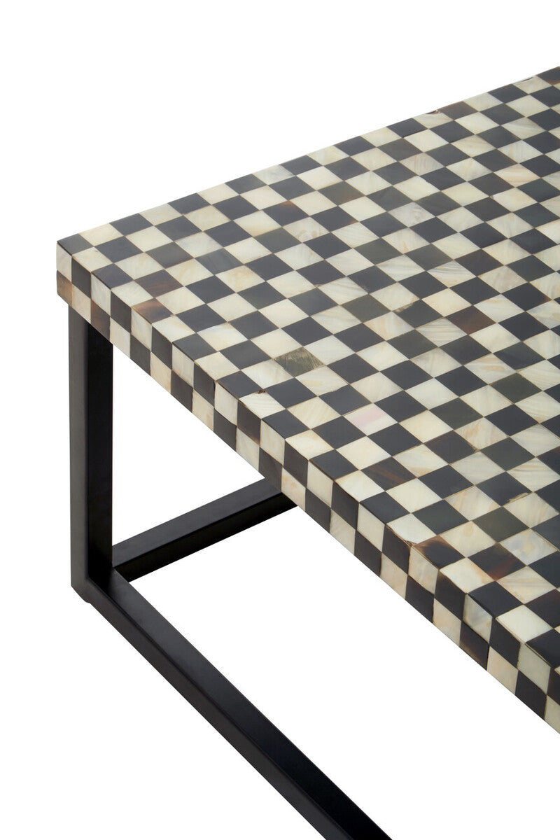 Obra Mother of Pearl Square Coffee Table - Image 10