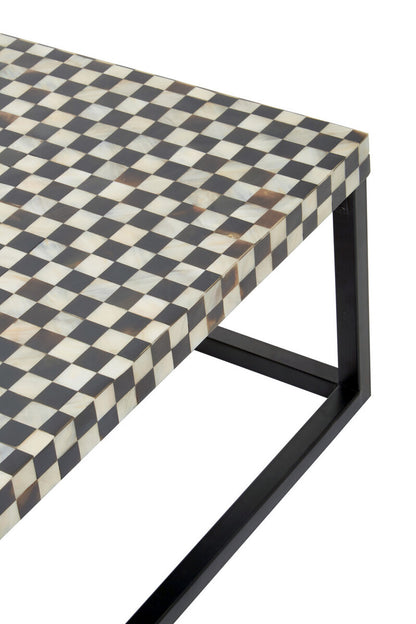 Obra Mother of Pearl Square Coffee Table - Image 11