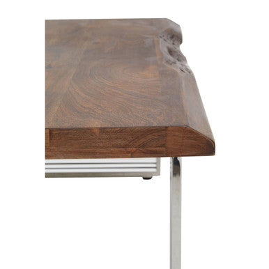 Hampstead Natural And Silver Coffee Table