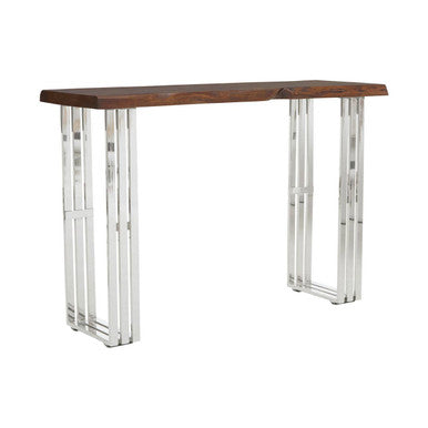 Hampstead Natural And Silver Console Table