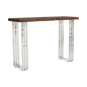 Hampstead Natural And Silver Console Table