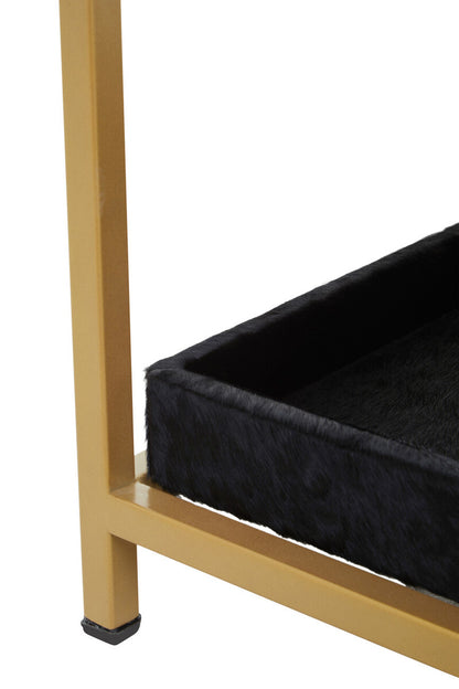 Kensington Townhouse Hair On Hide Bedside Table