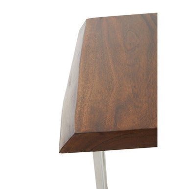 Hampstead Natural And Silver Small Console Table