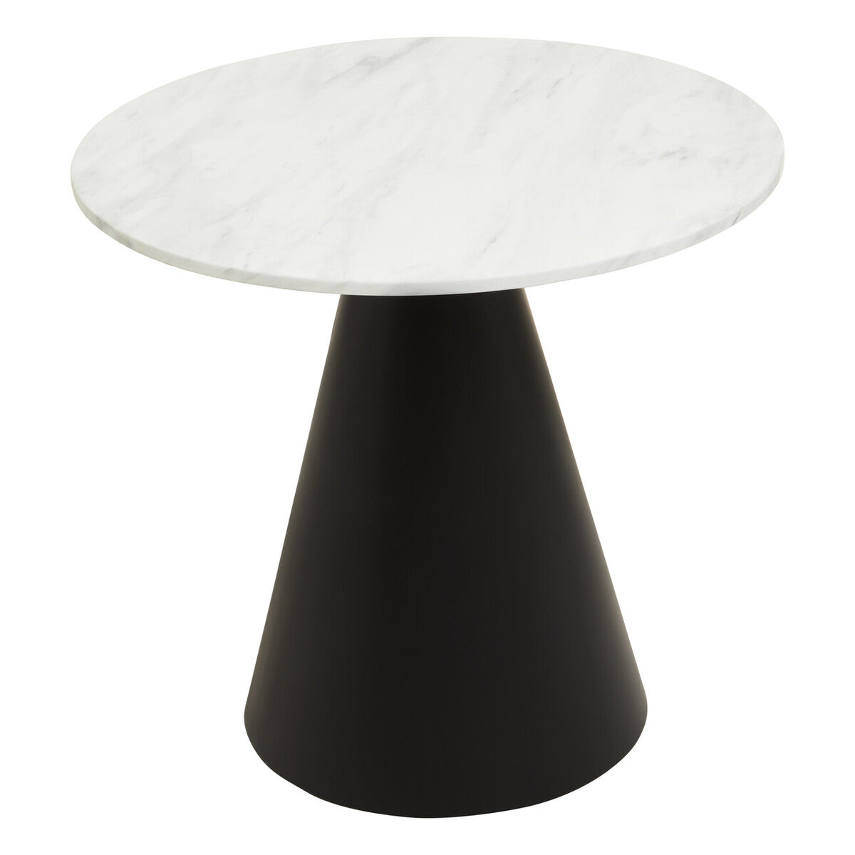 Azalea Round White Marble Top Dining Table