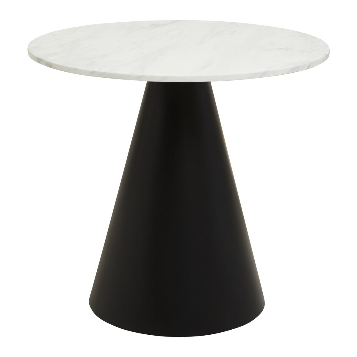 Azalea Round White Marble Top Dining Table