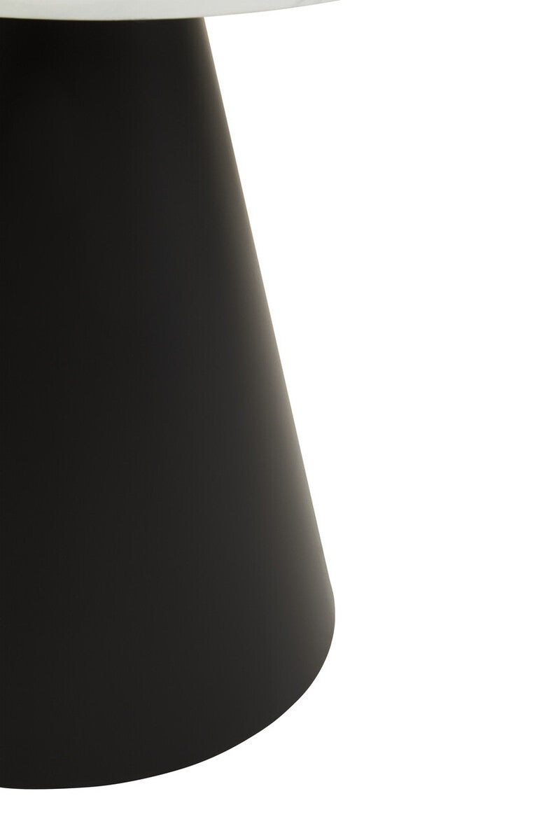 Azalea Round White Marble Top Dining Table