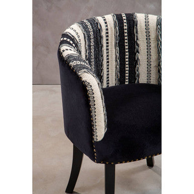 Cefena Black and White Chair - Image 5