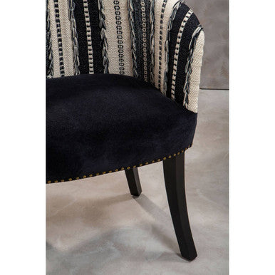 Cefena Black and White Chair - Image 8