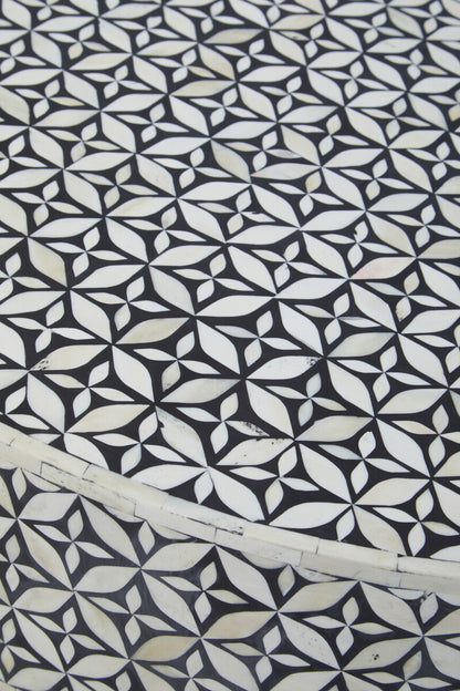 Fusion Round Coffee Table With Gold Base