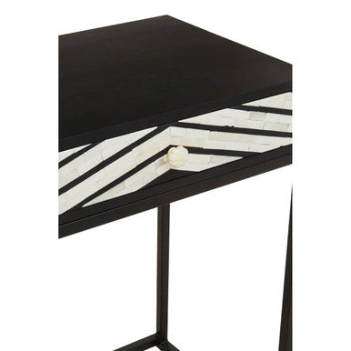 Fusion Two Drawers with Bone Inlay Console Table