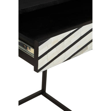 Fusion Two Drawers with Bone Inlay Console Table