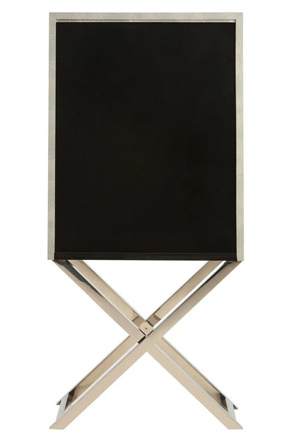 Cardona Two Door Grey Shagreen Effect Cabinet